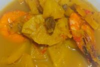Cara memasak Udang lempah kuning asam binjai mantap