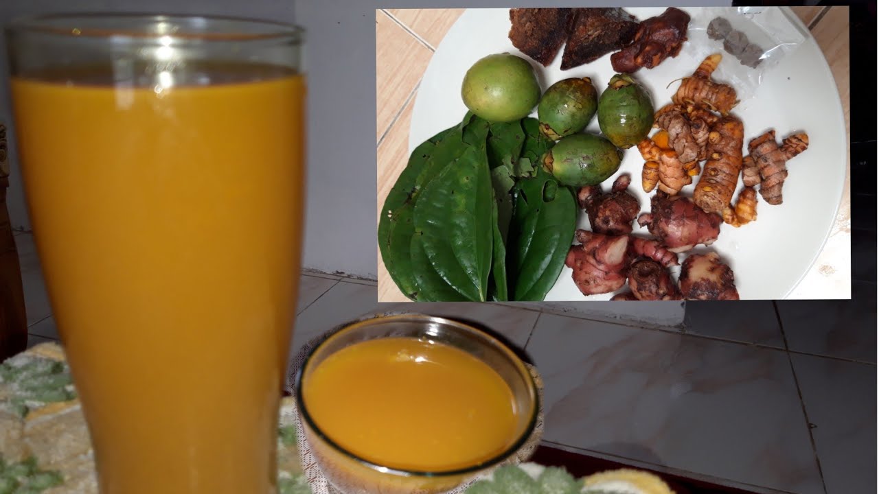 Kiat-kiat memasak Jamu Kunyit Jahe sedap