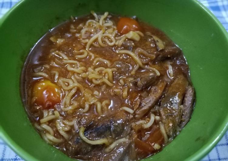 Tutorial memasak Sarden Mie Instan nikmat